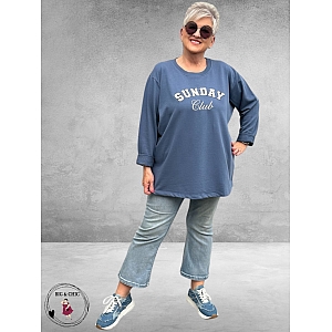 KAFFE CURVE Sweatshirt Sunday Club